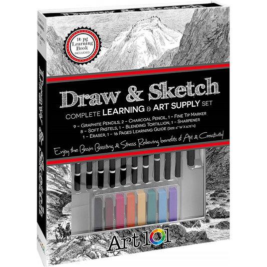 Art 101 USA Doodlebliss Window Book Box (42 Pieces)