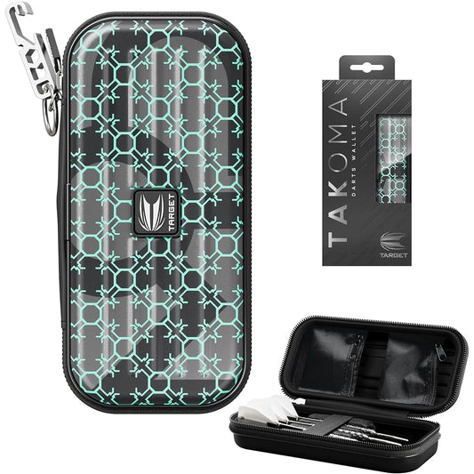 Target Darts Takoma MOD Design Regular Dart Case with Multifunctional Key Fob - Holds 1 Set of Dart Wallets