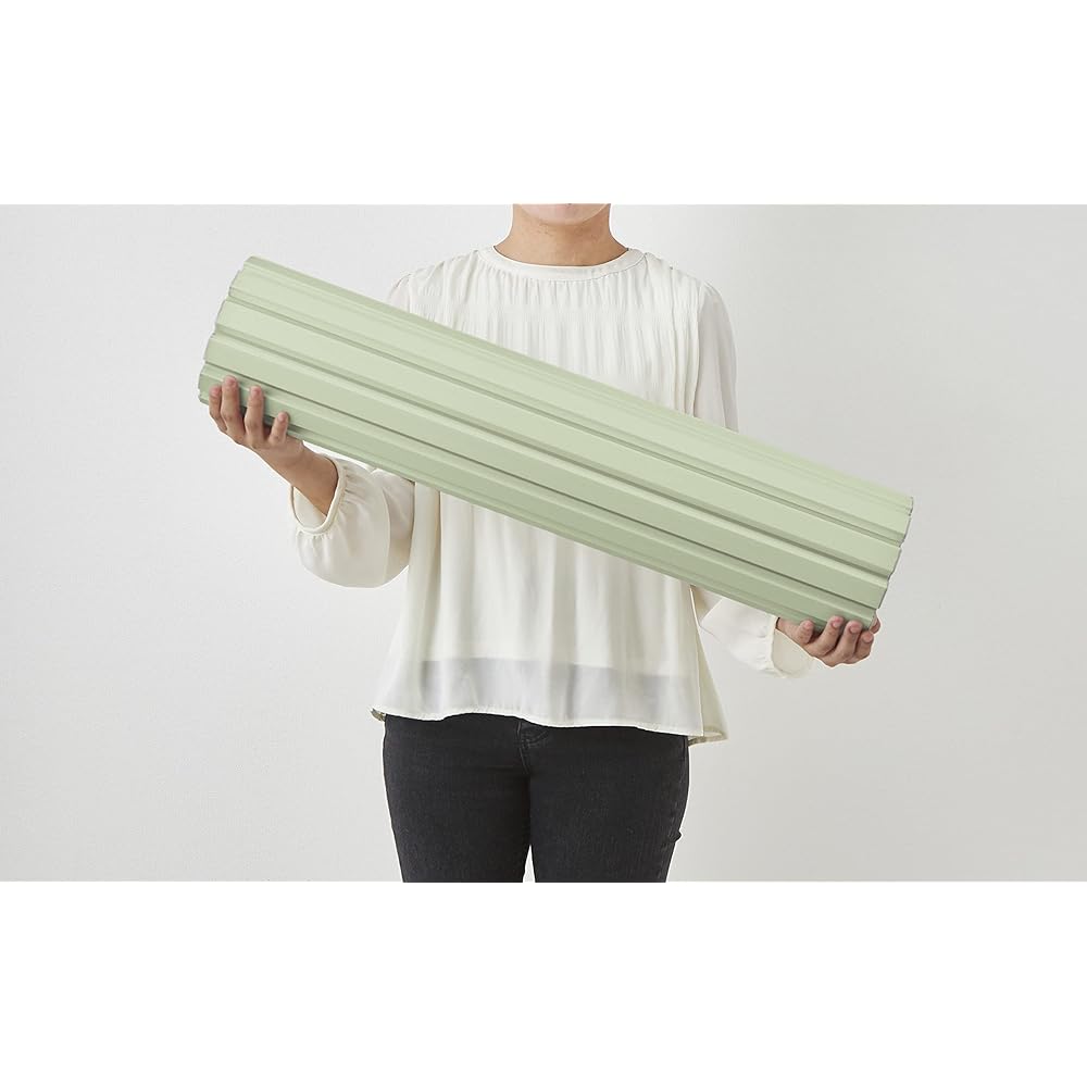 Mie Sangyo Bath Lid Shutter Type Ag Antibacterial Green 800 x 1520mm W-15_GR