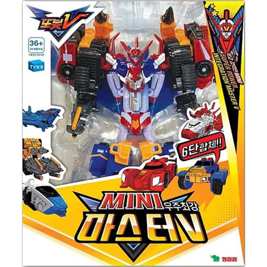 SSmall YOUNGTOY TOBOT V Mini Master V 6-linked transforming robot car toy
