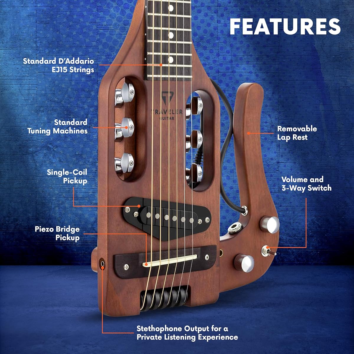 TRAVELER GUITAR Traveler Guitar Pro-Series Pro Series / Antique Brown Antique Brown