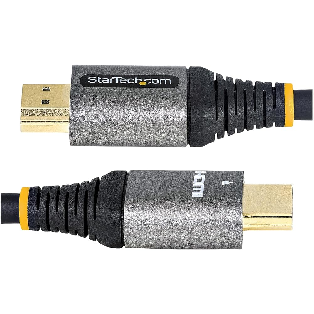 StarTech.com HDMI 2.0 Cable/2m/4K60Hz/Premium Certification/HDR10/Black