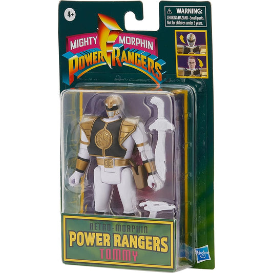 Power Rangers Retromorphin White Ranger Action Figure