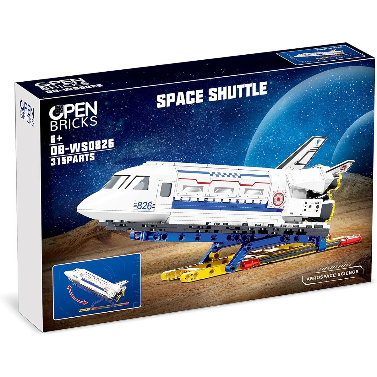 OPEN BRICKS - Space Shuttle OB-WS0826