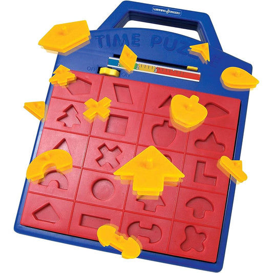 Winning Fingers Shape Race Board Game - Pop-Up Board Game with Shape Puzzle - Educational Toy for Ages 3+ - Focus Game