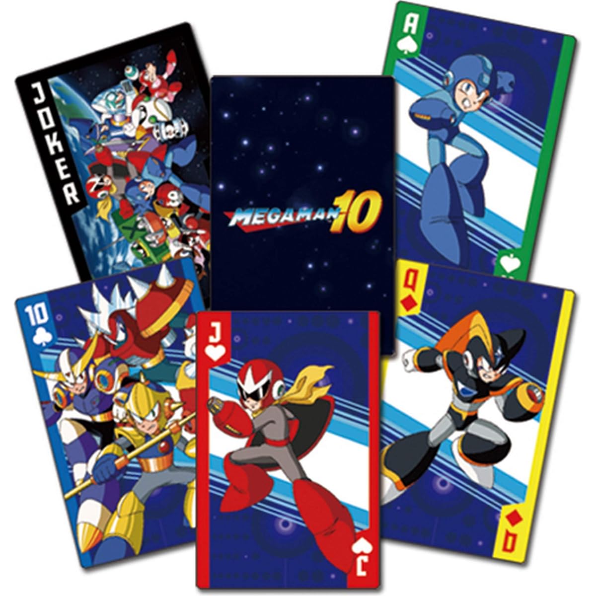 Mega Man 10 - Group Playing Cards