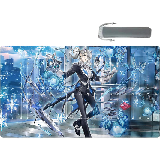 sabermaster ygo playmat labrinth mat game competition pad mat card binder deck 23.6x13.7 inch (15)