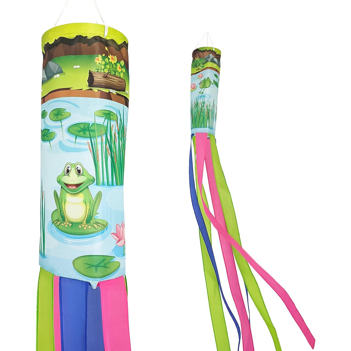 Madrona Brands Charming Frog Windshield | Durable Outdoor Hanging Decor | Yard, Yard, Patio, Home and More | 60 Inch