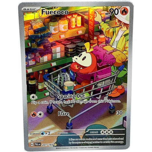 Pokemon Huecoco 201/193 Paldea Evolution Illustration Rare Alternate Art Card