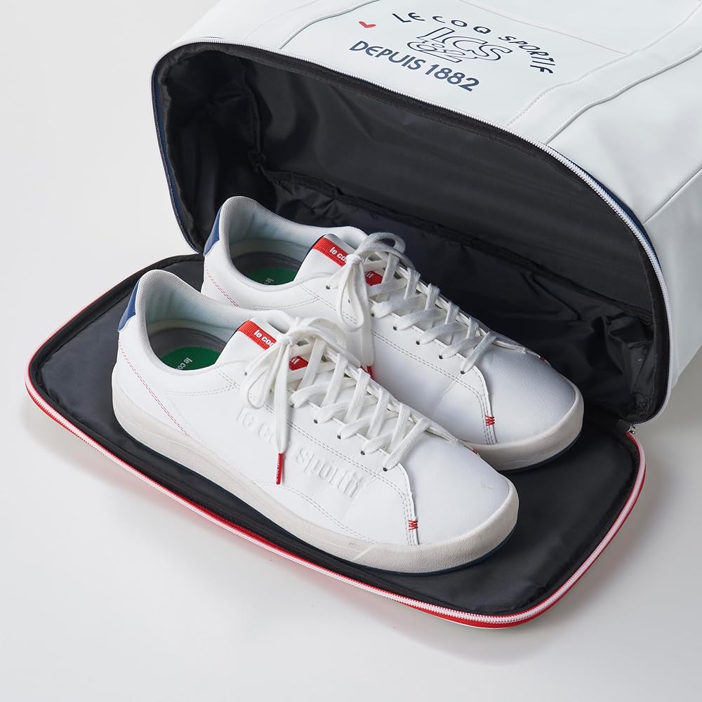 [Le Coq Sportif] Boston Bag Tote Bag Double Layer Shoe Storage Zipper Specifications Golf QQCXJA02