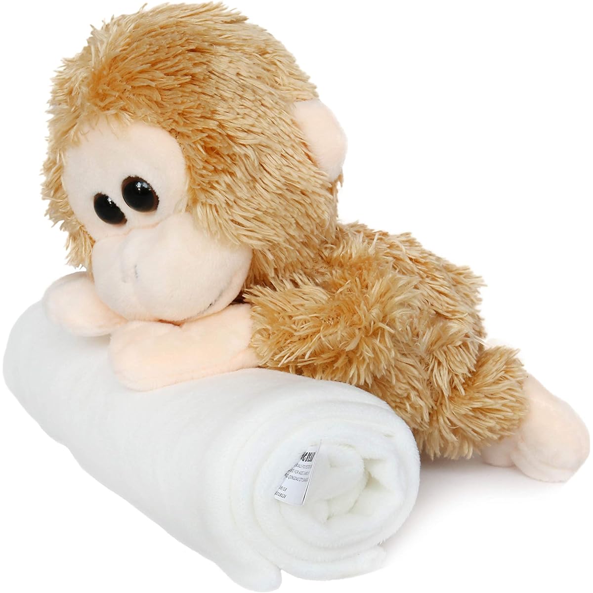 Ice King Bear Newborn Little Golden Monkey Plush Toy (with Bath Towel)