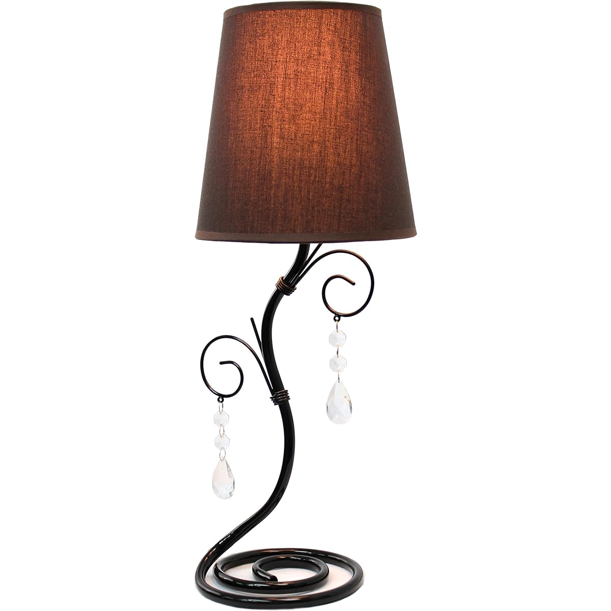 Simple Design Table Lamp - 18.5" Height Brown LT2010-BWN 1
