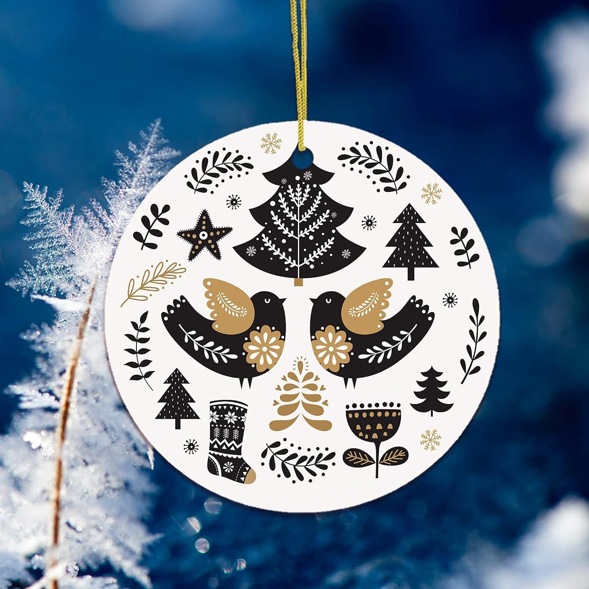 Scandinavian Folk Themed Christmas Ornaments (Vintage Scandinavian Christmas Ornaments)