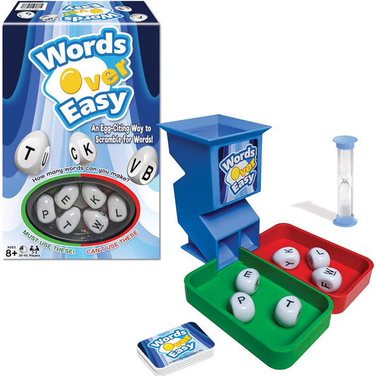Words Over Easy An Egg-citing way To Scramble For Words!