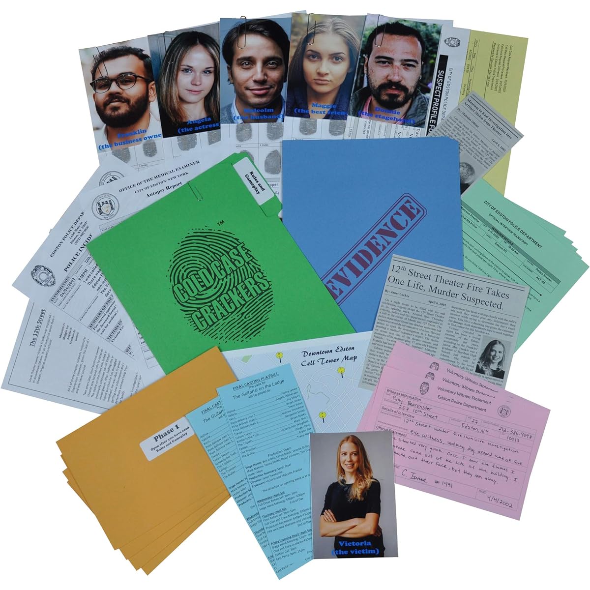 Cold Case Crackers | Murder Mystery Game | 12th Street Theater Case | Can you crack the case?