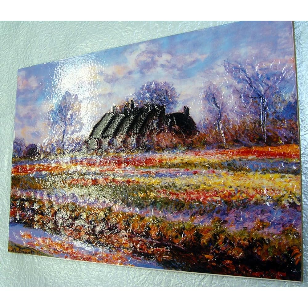 Monet masterpiece frame thumb (with 3D processing) Flower garden/17747