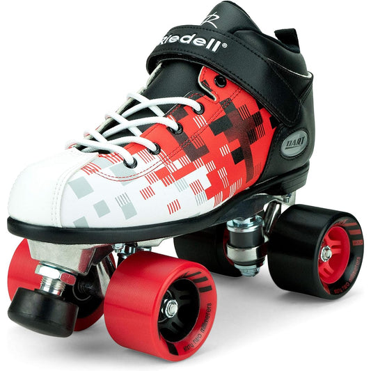 Riedell Skates - Dirt Pixels - Quad Roller Speed Skates