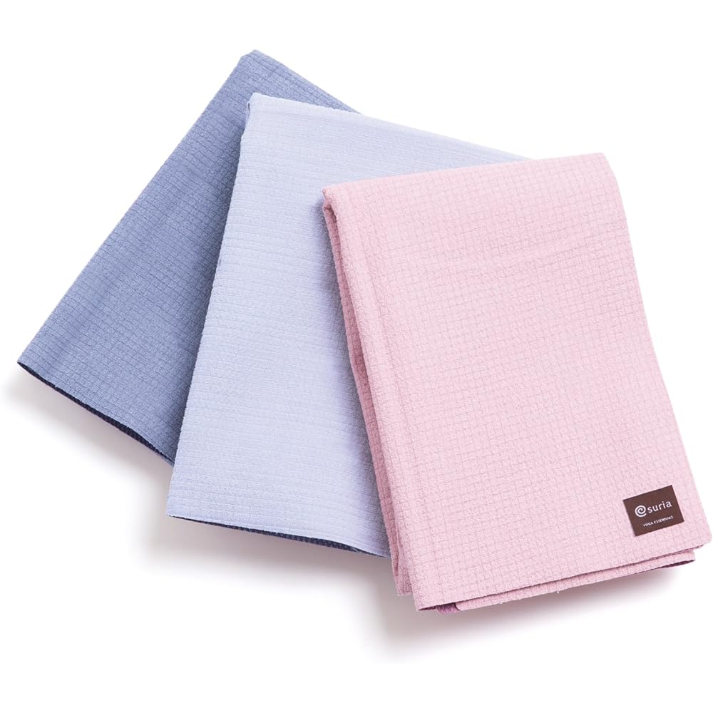 Suria Yoga Mat [Portable Rug] Approximately 58 x 180cm Yoga Rug with Bag Foldable Lightweight Compact Washable