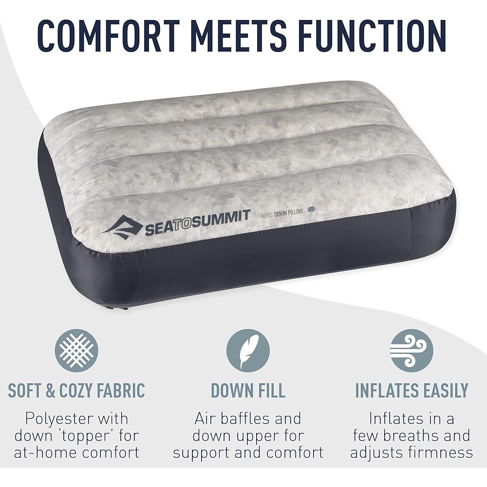 SEA TO SUMMIT Aero Down Pillow Regular Gray
