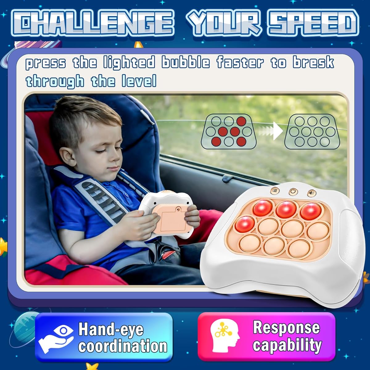 Pop fidget game toy