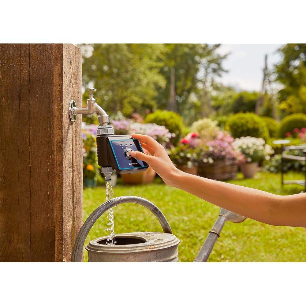 GARDENA 1 spout watering timer water control Bluetooth 01889-20