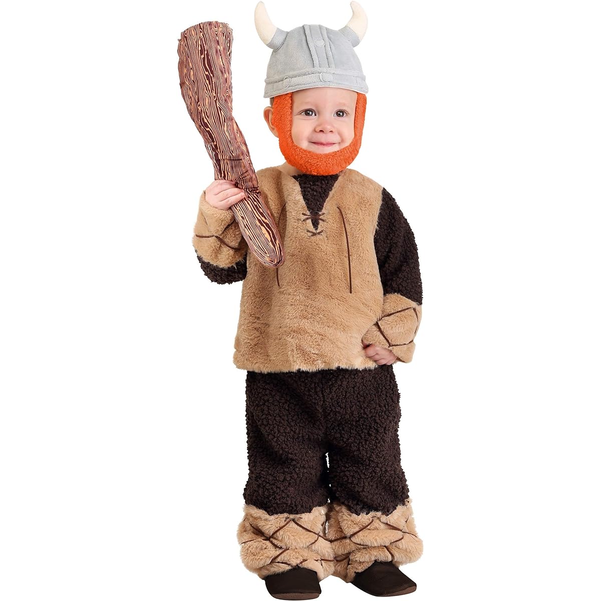 Toddler boy, adorable Viking costume.