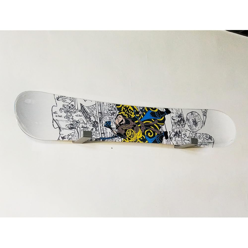 AKUALA Snowboard Wall Hanging Arm Rack Skateboard/Surfboard Rack Wall Hanging Storage Hook Steel…
