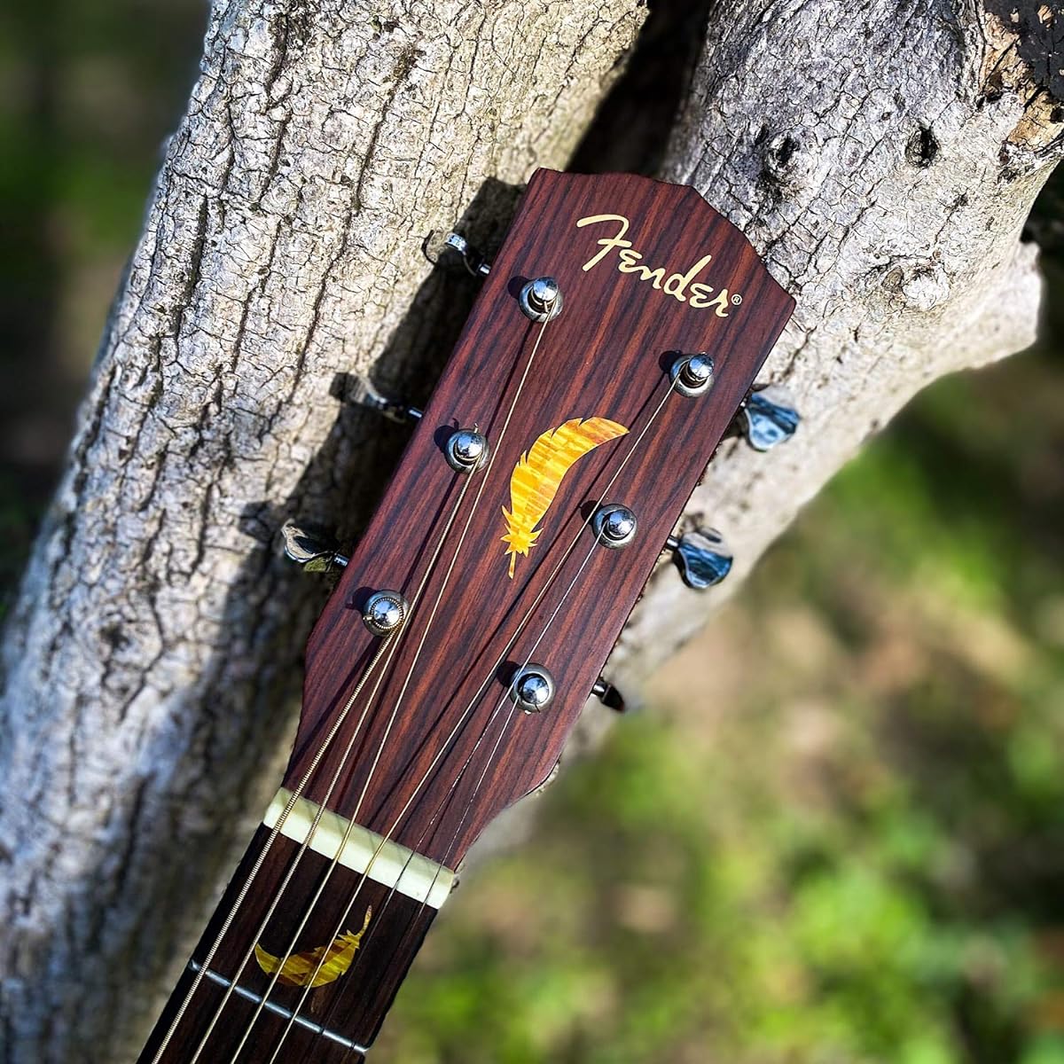 Flight Feather (TB) / Inlay sticker for guitar fingerboard