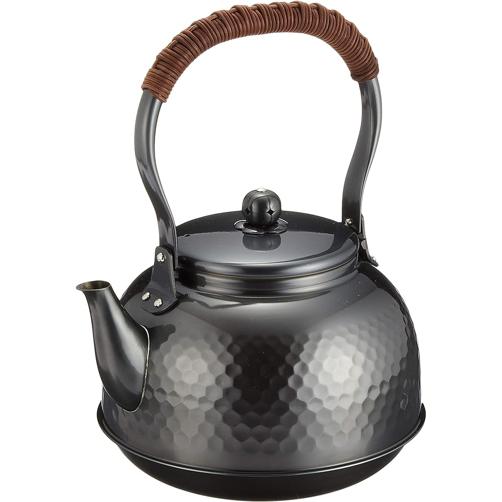 Shinkodo Shinshin Pure Copper Black Copper Finish Hammered Kettle 2.3L BC-7 1896g Black