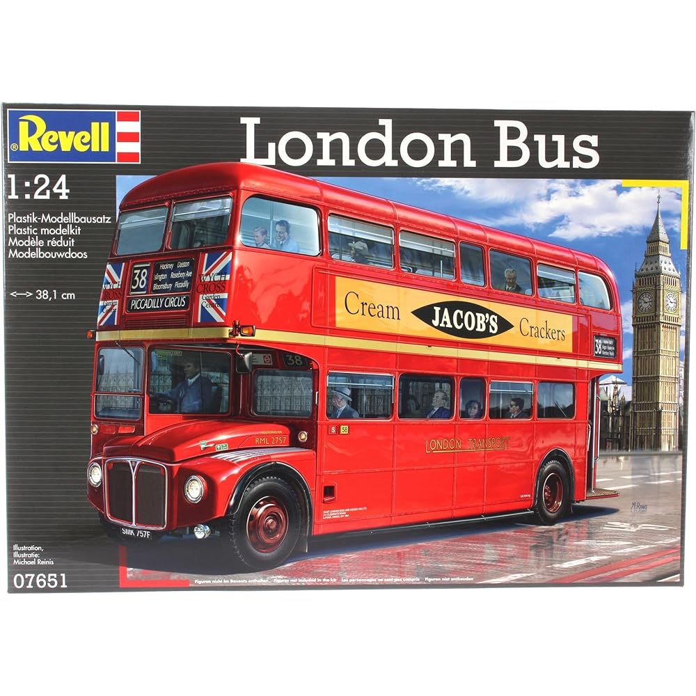 German Level 1/24 London Bus R07651 Plastic Model