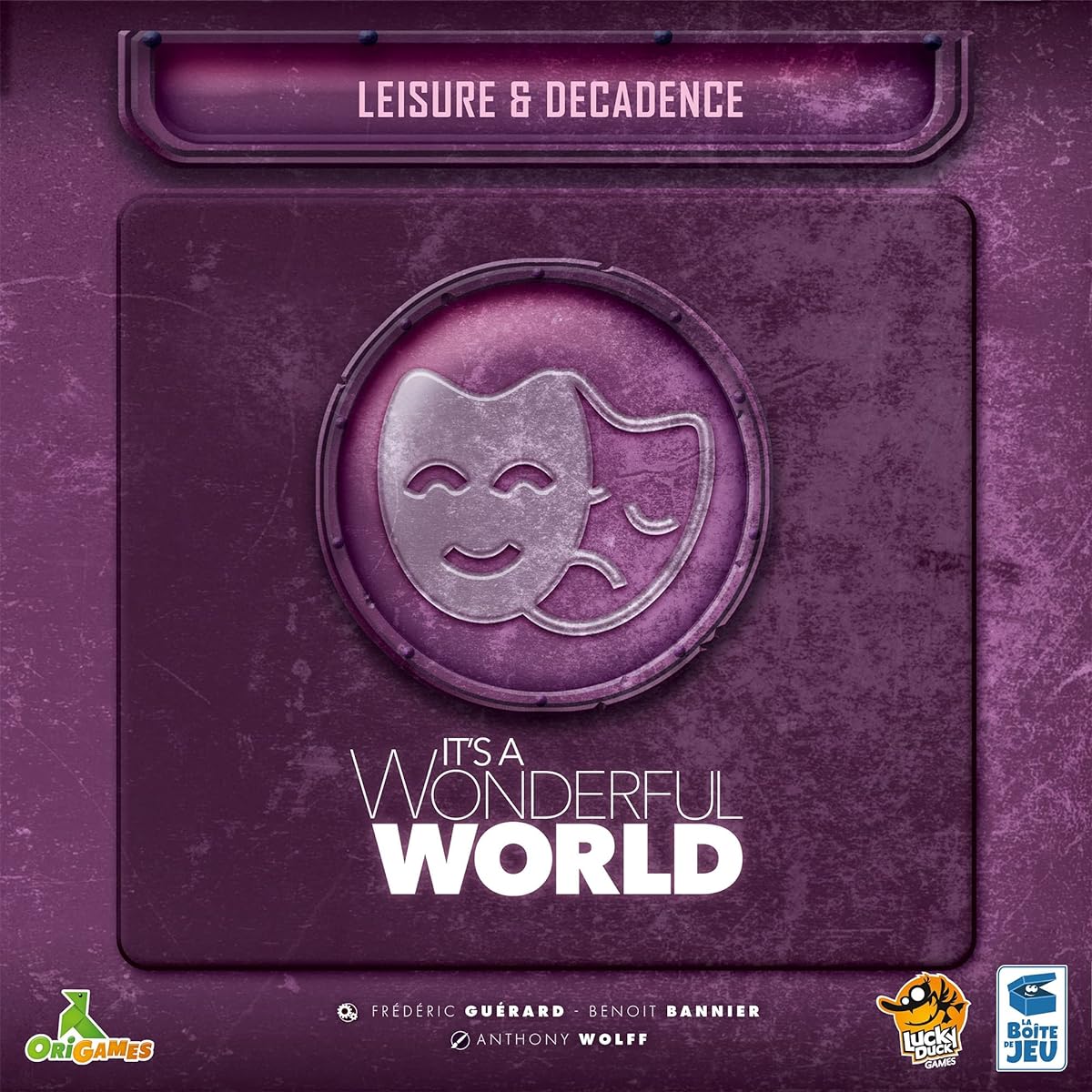 Lucky Duck Games It's A Wonderful World Leisure & Decadence Board Game Expansion | Civilization Strategy Game for Kids and Adults | Ages 14+ | 1-5 Players | Average Play Time 30-60 Minutes | Maid
