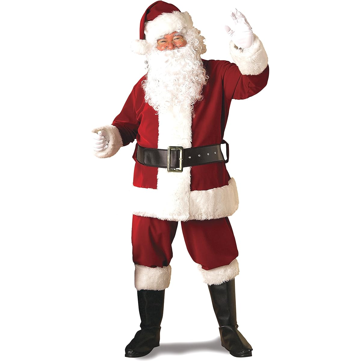 Rubie's Deluxe Ultra Velvet Santa Suit, Red/White, XX-Large [Parallel Import]