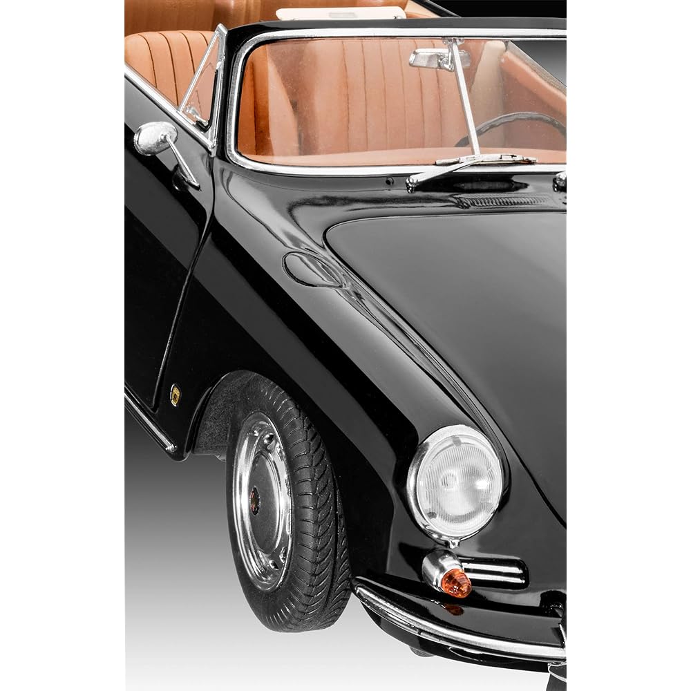 German Level 1/16 Porsche 356 Cabriolet Plastic Model 07043 Revell_07043