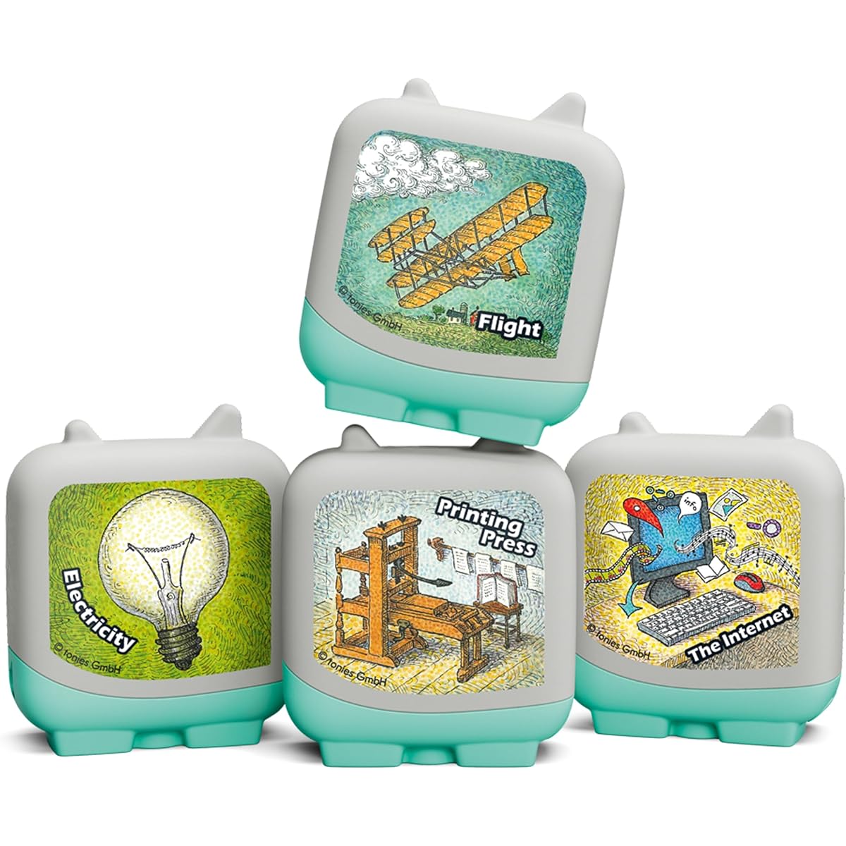 Clever Tonies Set Invention and Innovation 4 Pack
