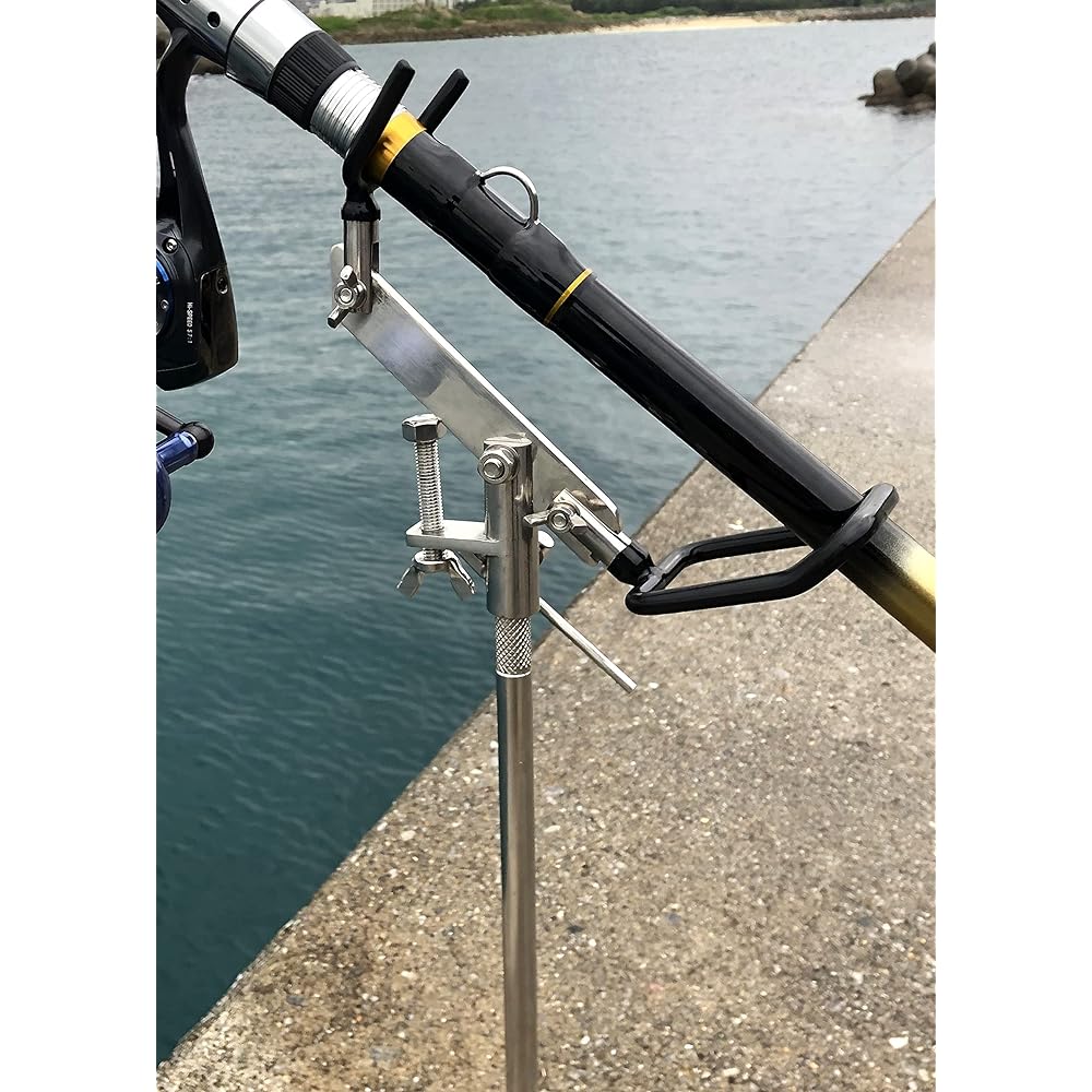 (FKS) Stainless steel rod holder (15φ) / Harken type piton rod set Casting fishing Driving Piton rod holder Piton rod holder Rod holder Rod holder Rock Embankment Fishing port Stone sea bream Ishidai (Gala Piton H)