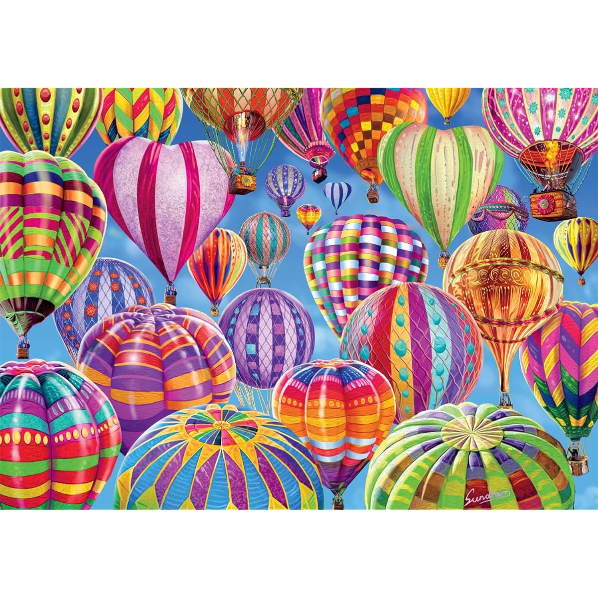 Buffalo Games - Voyage on the Wind - 300 Large Piece Jigsaw Puzzles for Adults, Challenging Puzzles, Perfect for Game Night - Finished Size 21.25 x 15.00