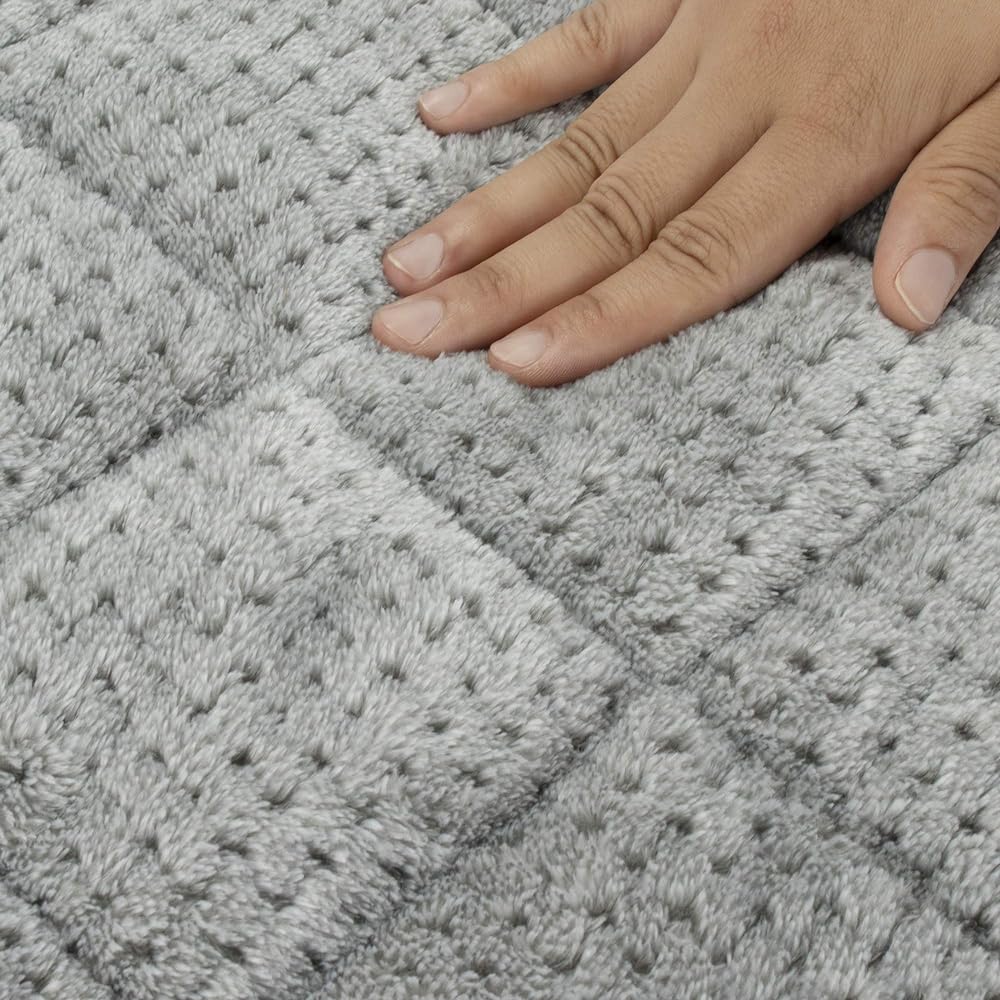 nishikawa [Nishikawa] Warm mattress pad, double, moisture absorbing, heat generating, antibacterial and deodorizing, heat with, gradation border, gray CM29592075GR