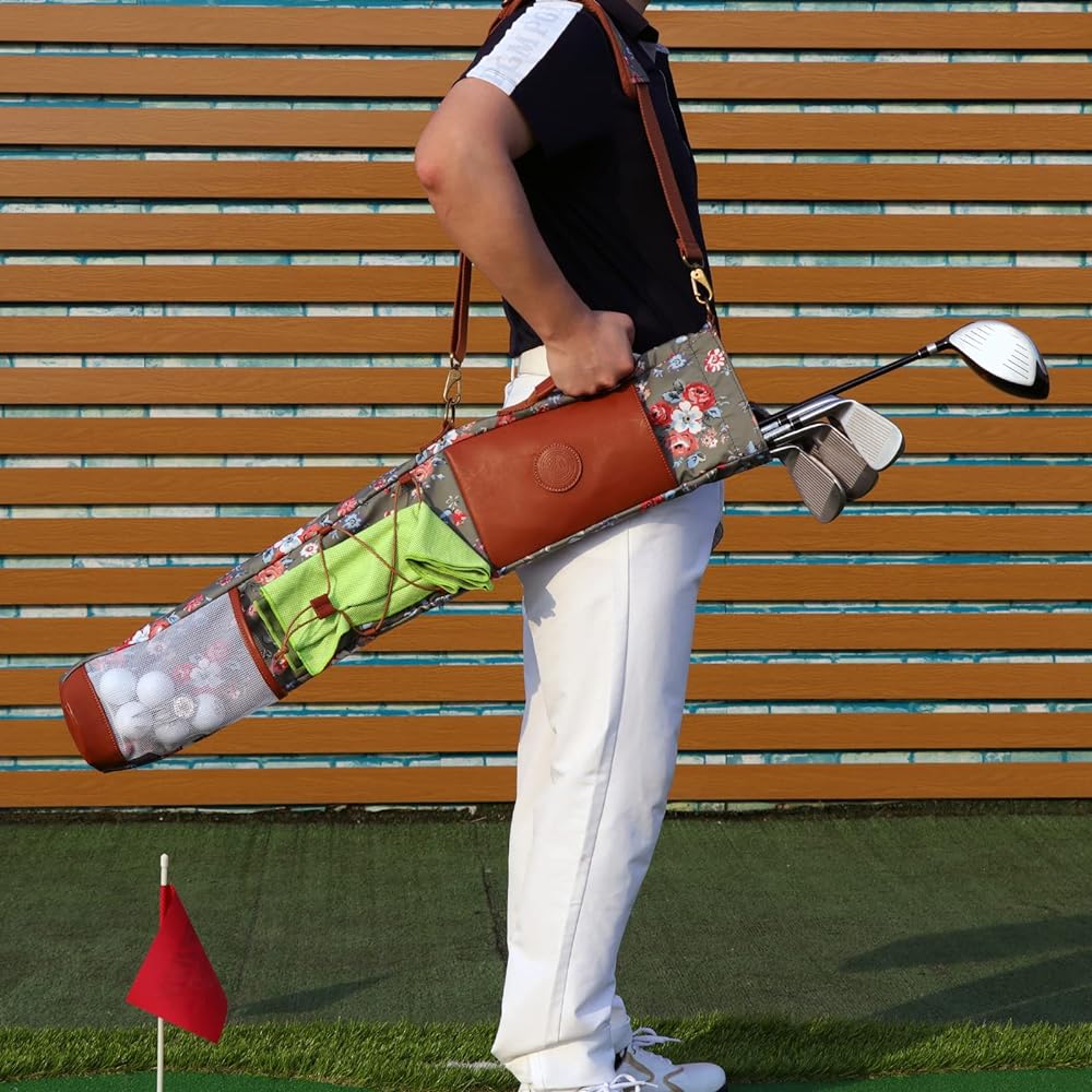 TOURBON Golf Bag Lady Golf Club Case for Driving Range Course