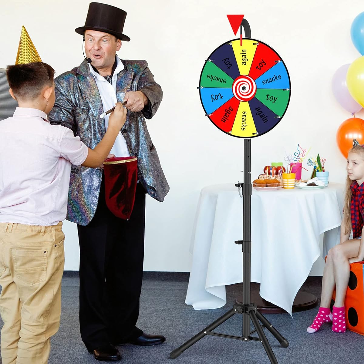 XvmeiMym 16 inch spinning prize wheel