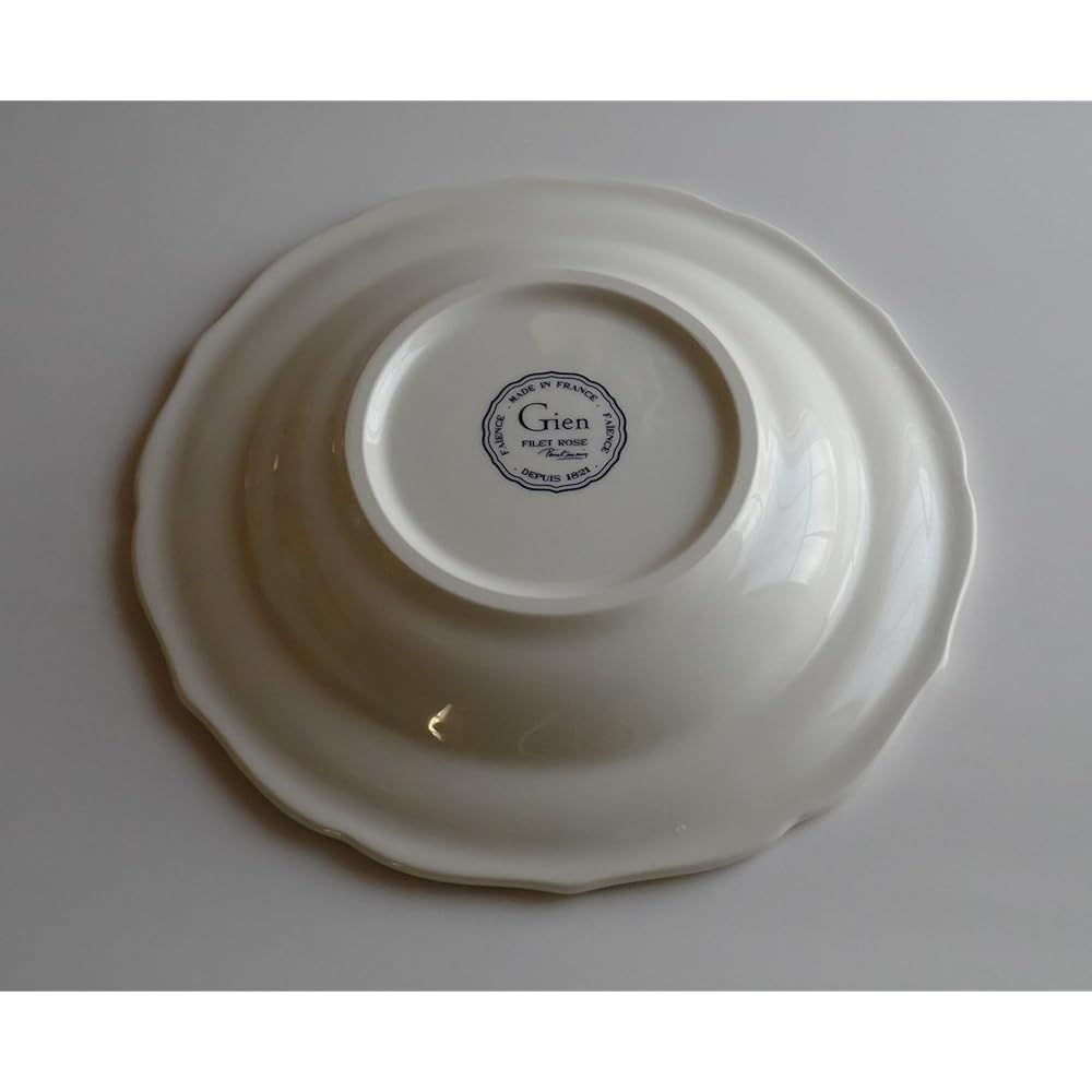 GIEN Filet Pivoin (Rose) Soup/Pasta Plate 1831B6AY