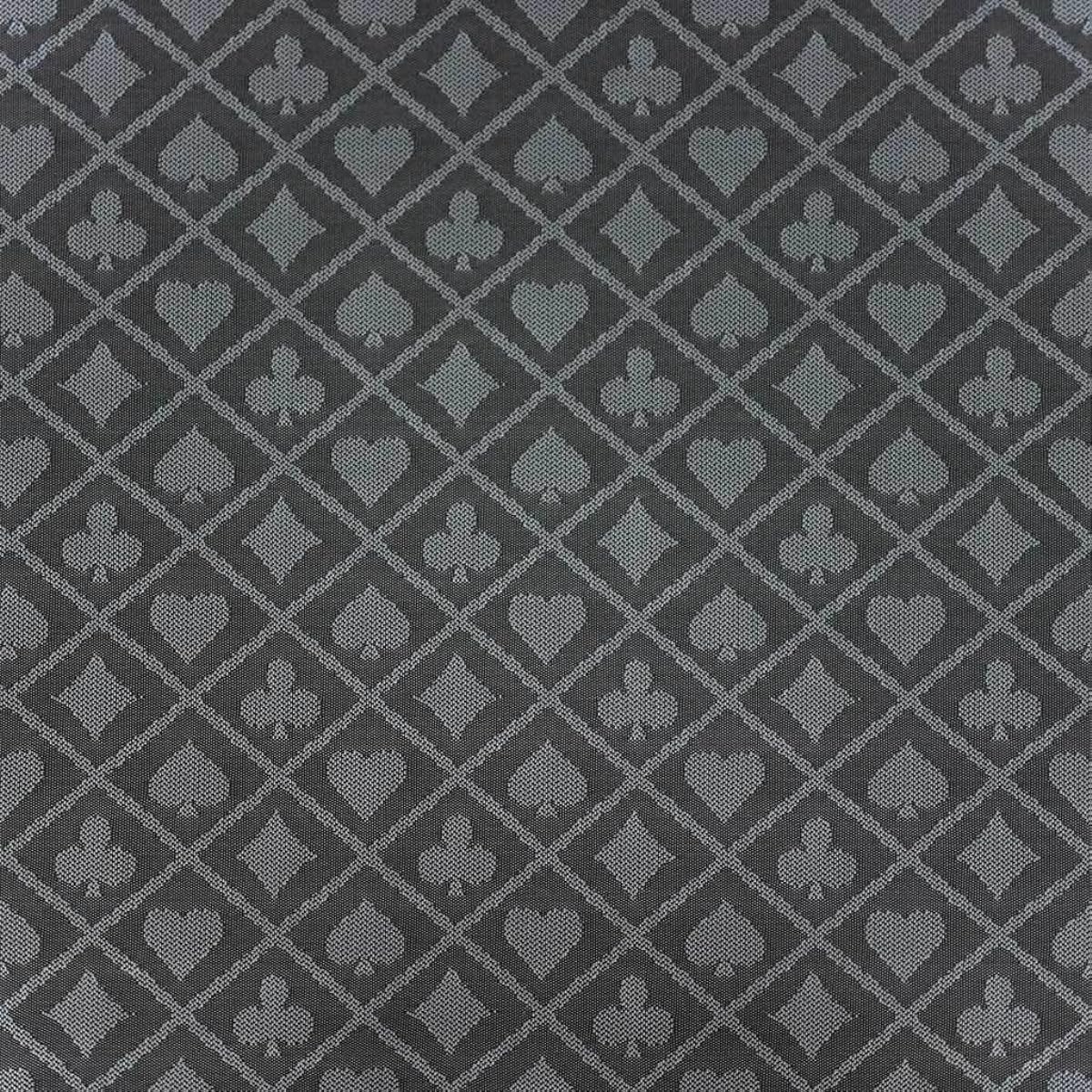 108 x 60 Inch Full Size Poker Table Suited Speed Waterproof Cloth Gray Color