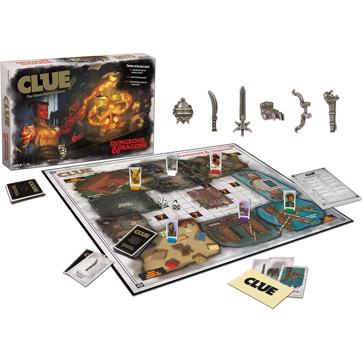 D & D CLUE BOARDGAME (C: 0-1-2)