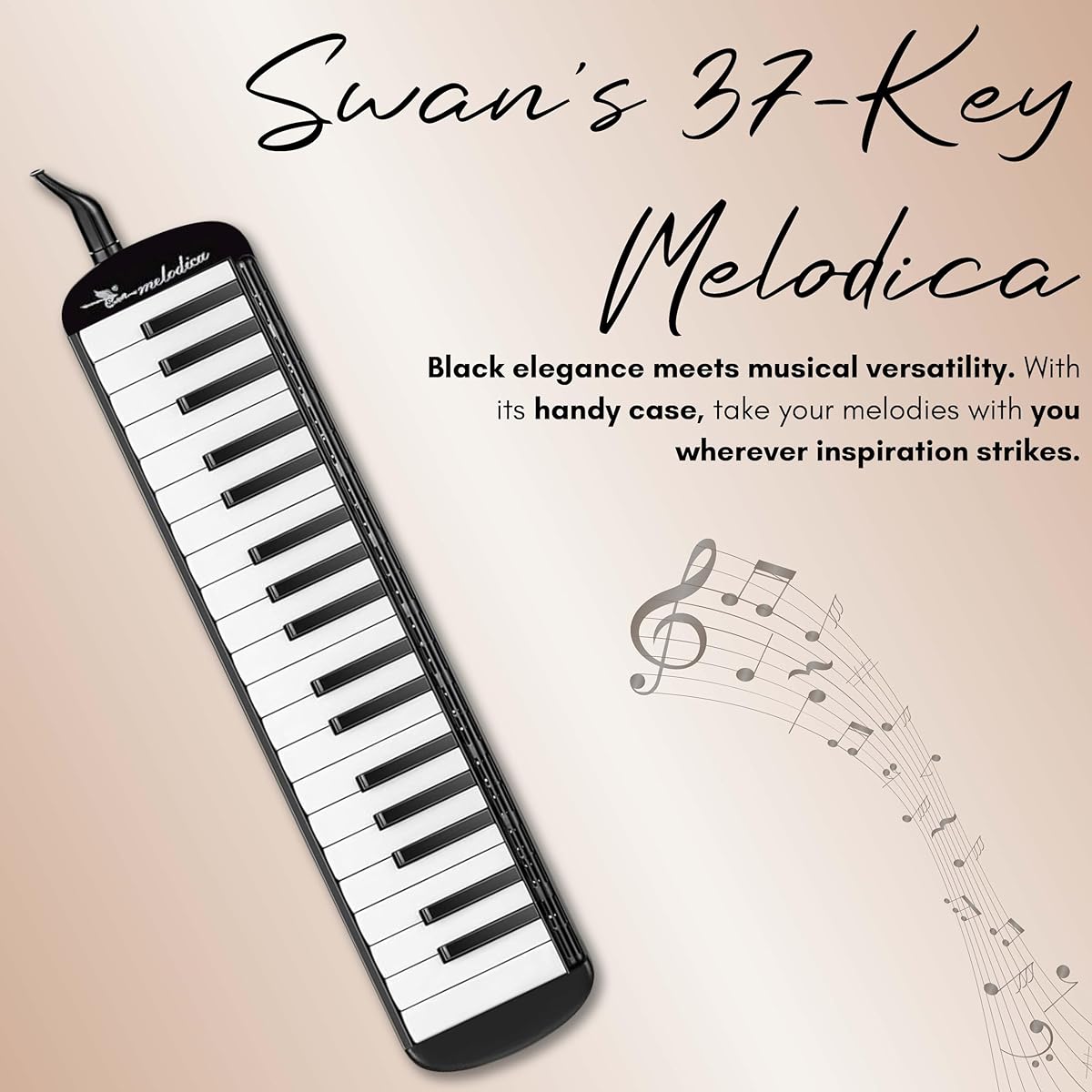 Swan® 37 Key Melodica with Case