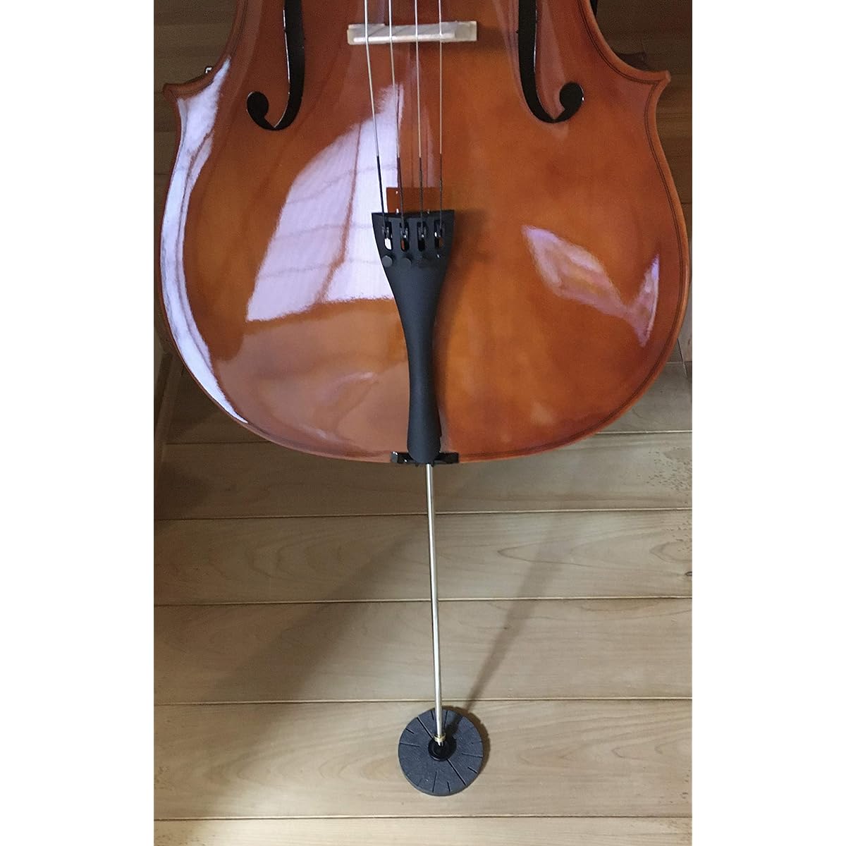 [For Professionals] Endpin resonator for double bass and cello (amplifier/sound adjuster) "KaNaDe/TheStrings1 special (resonator)" φ100 (Kanai Seisakusho) + KaNaDe CD included (in blue box)