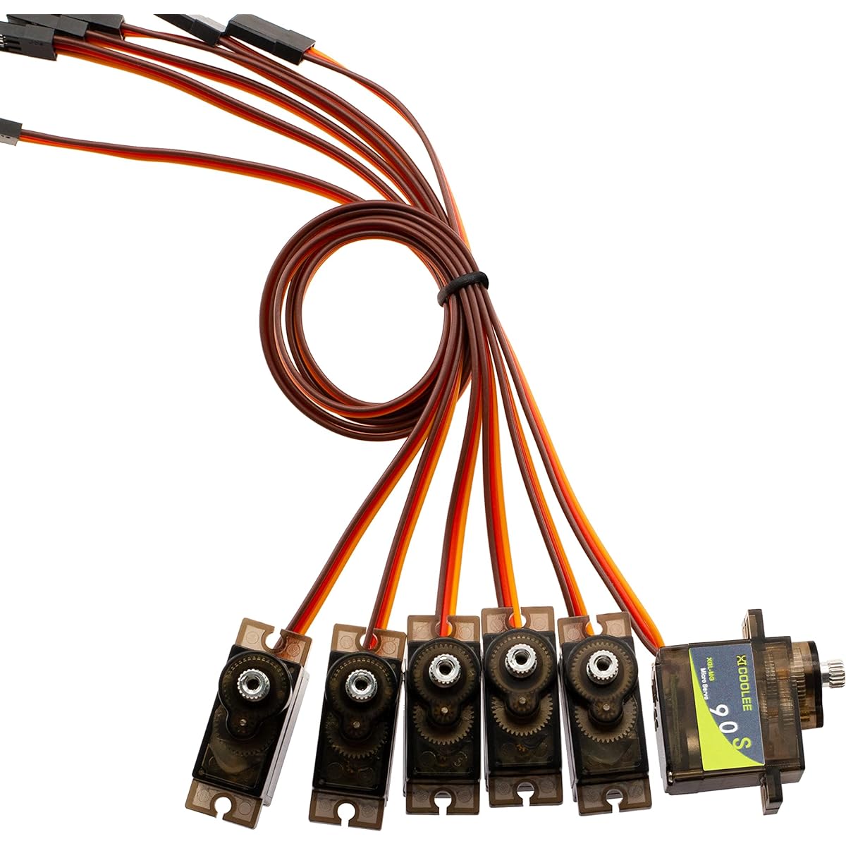 XICOOLEE 4pcs MG-90S Servo Micro 12g Servo Motor Metal Gear Digital Servo for RC Airplane Model Car Helicopter Robot Diving Equipment Racing Model