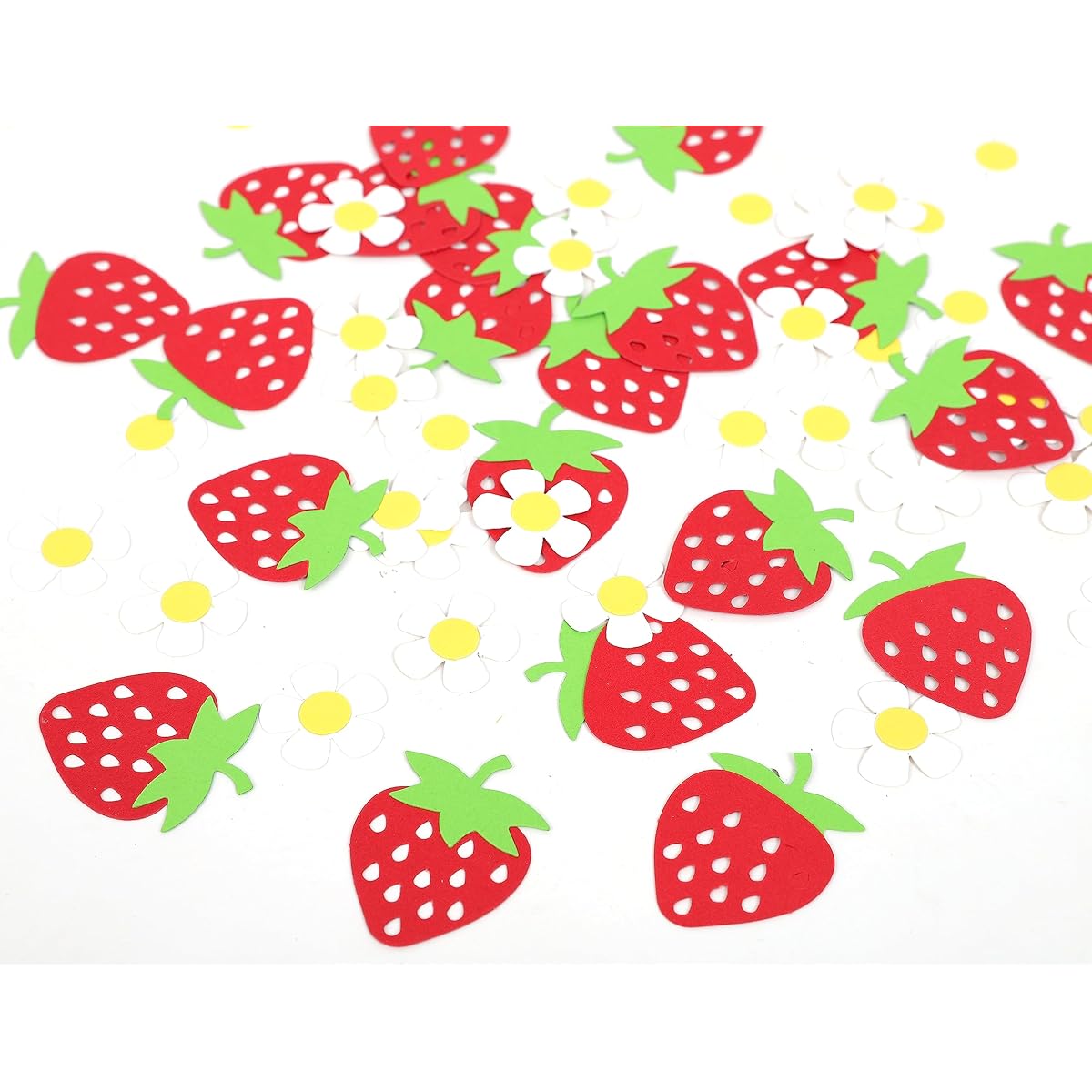 Strawberry Confetti Birthday Decorations - Strawberry 1st Birthday Decorations Berry First Birthday Sweet One Confetti Daisy Confetti Strawberry Confetti