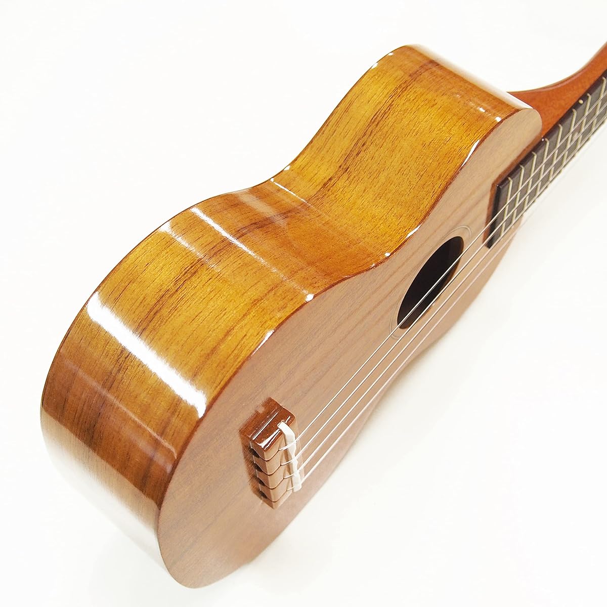 Famous Domestic Ukulele FS-5G Soprano Tuner with Soft Case Hawaiian Core (Reliable Made in Japan) (Gorgeous Tone) (U)