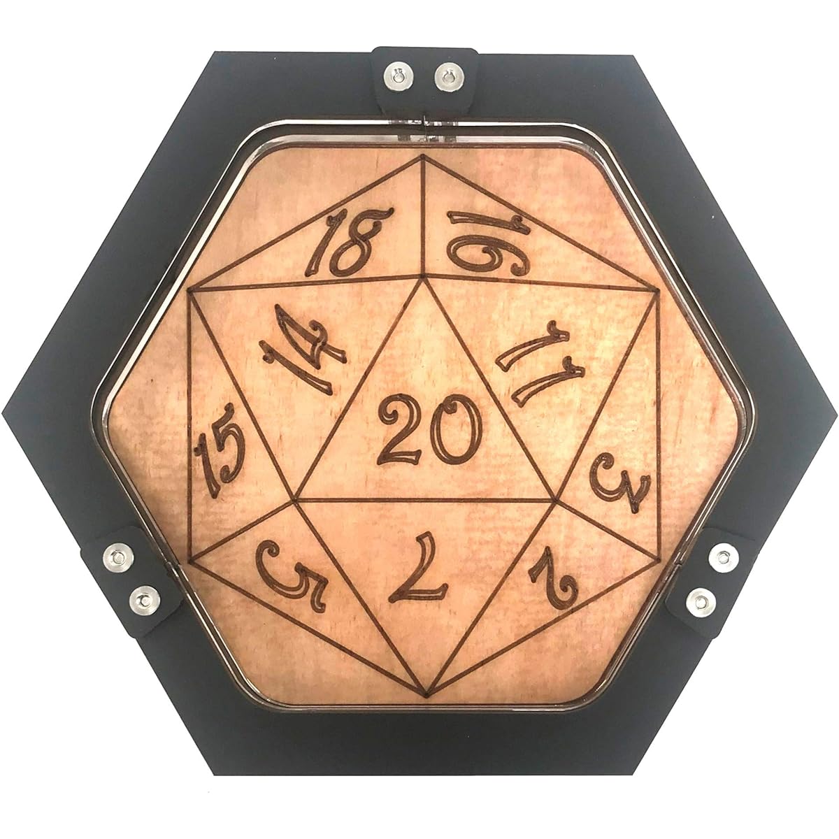 Mini Personal Size Gaming D20 Dice Tray by C4Labs