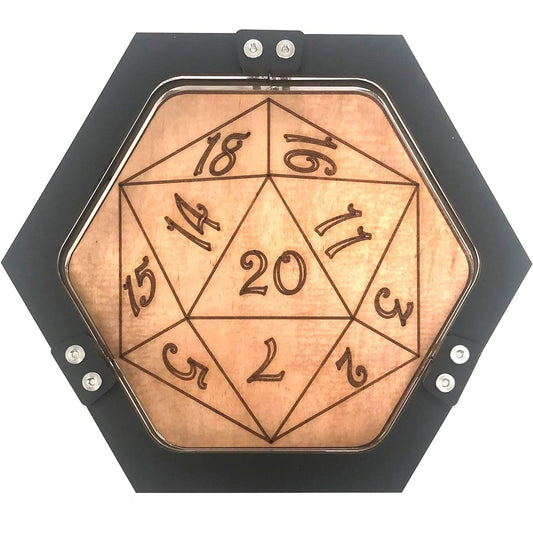 Mini Personal Size Gaming D20 Dice Tray by C4Labs