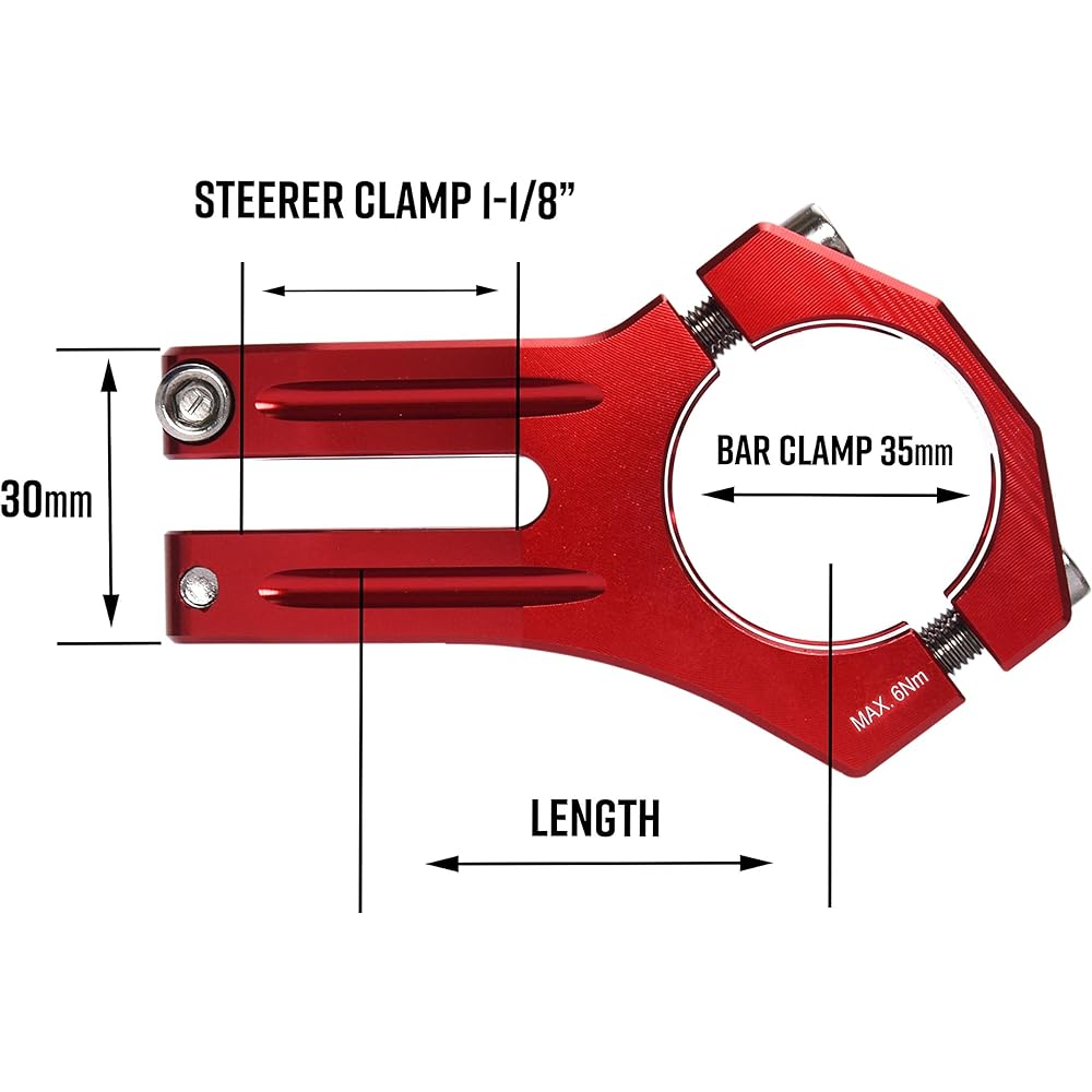 Funn Funnduro MTB stem, clamp diameter: 35mm